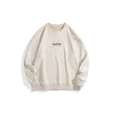 Men's Beaded Lettter Printed Sweatshirt